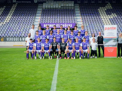 Pante Möbelfabrik Schledehausen wird neuer Trikotpartner der U19 des VfL Osnabrück